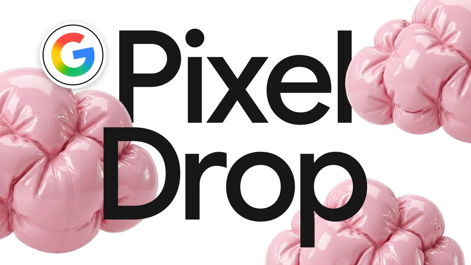 طرح رسمی Google Pixel Drop سپتامبر ۲۰۲۶ با حروف مشکی و فرم‌های صورتی