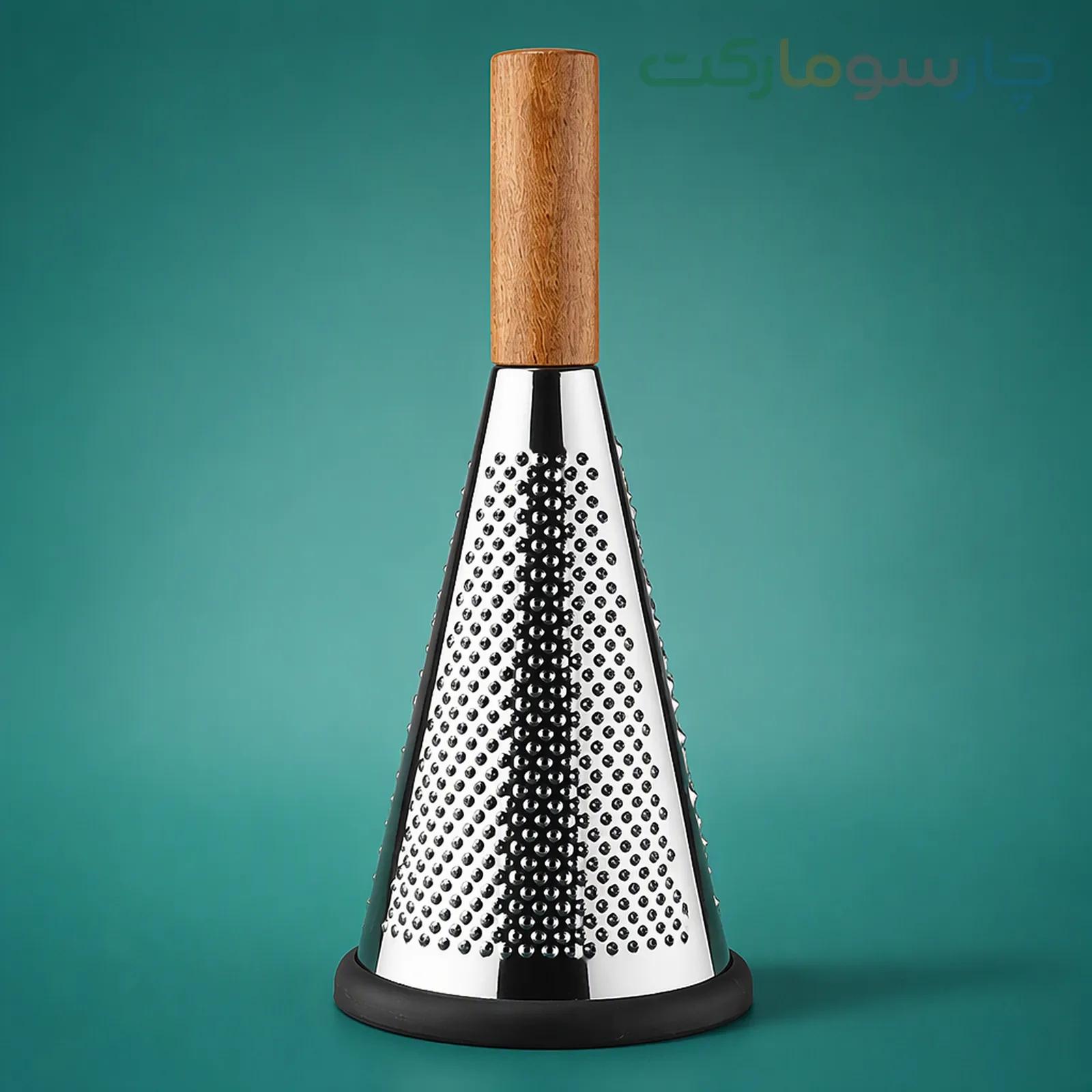 رنده استیل مخروطی دسته چوب سایز بزرگ