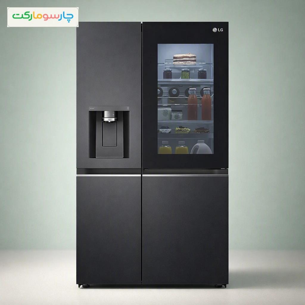 یخچال فریزر ساید بای ساید 30 فوت ال جی مدل x287