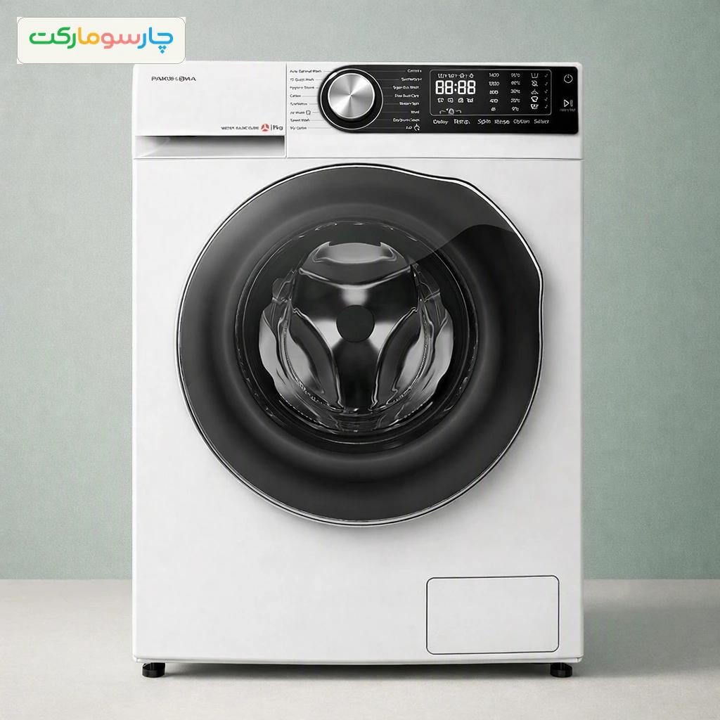 ماشین لباسشویی پاکشوما مدل TFB - 86407 WT ظرفیت 8 کیلوگرم