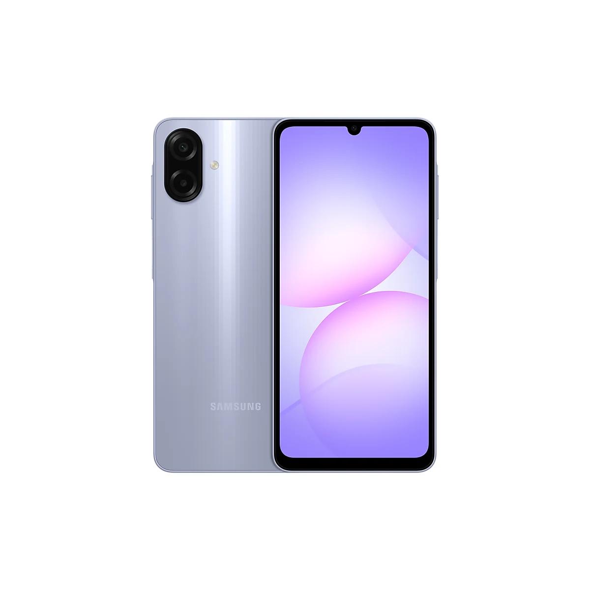 گوشی سامسونگ Galaxy A07s ظرفیت ۶۴ گیگابایت و رم ۴ گیگابایت — بنفش روشن