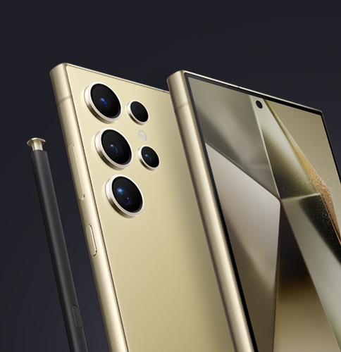 گوشی سامسونگ Galaxy S24 Ultra ظرفیت ۲۵۶ گیگابایت رم ۱۲ گیگابایت — زرد تیتانیومی