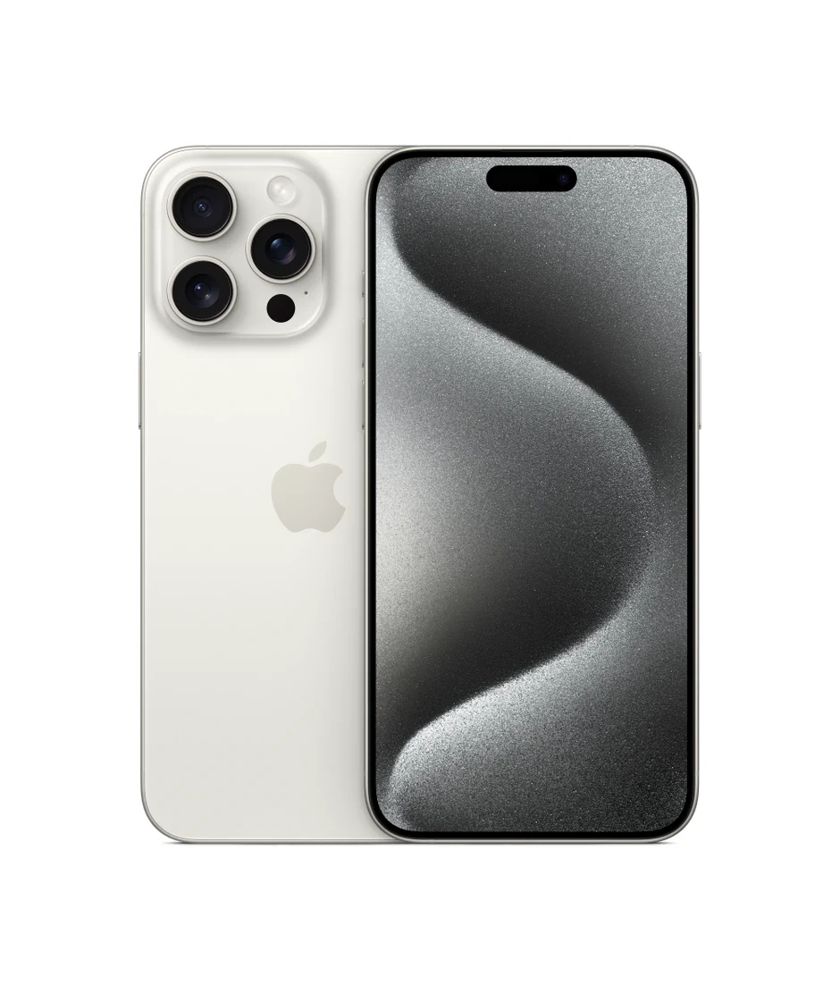 گوشی اپل iPhone 15 Pro Max ظرفیت ۲۵۶ گیگابایت — تیتانیوم سفید