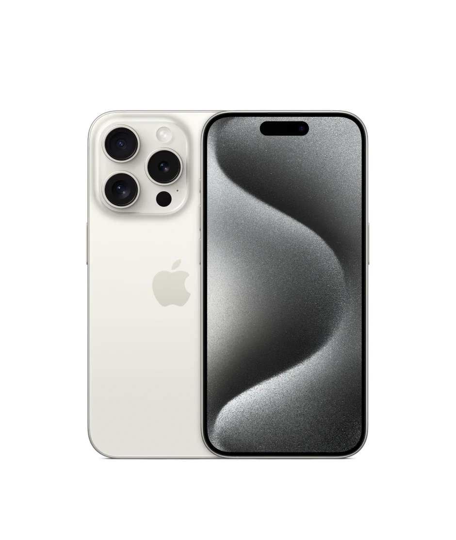 گوشی اپل iPhone 15 Pro ظرفیت ۱۲۸ گیگابایت — تیتانیوم سفید