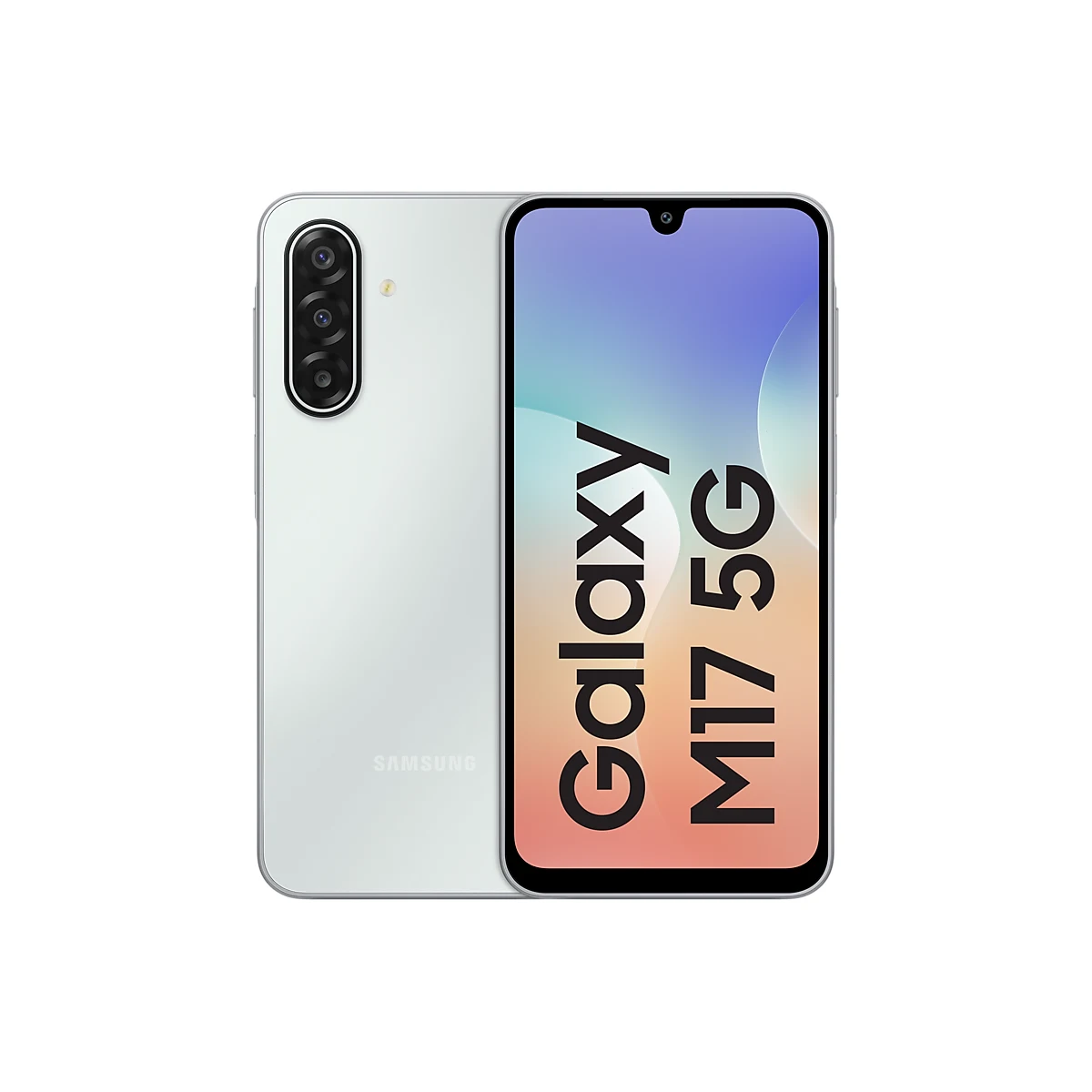گوشی سامسونگ Galaxy M17 5G ظرفیت ۱۲۸ گیگابایت و رم ۴ گیگابایت — نقره‌ای