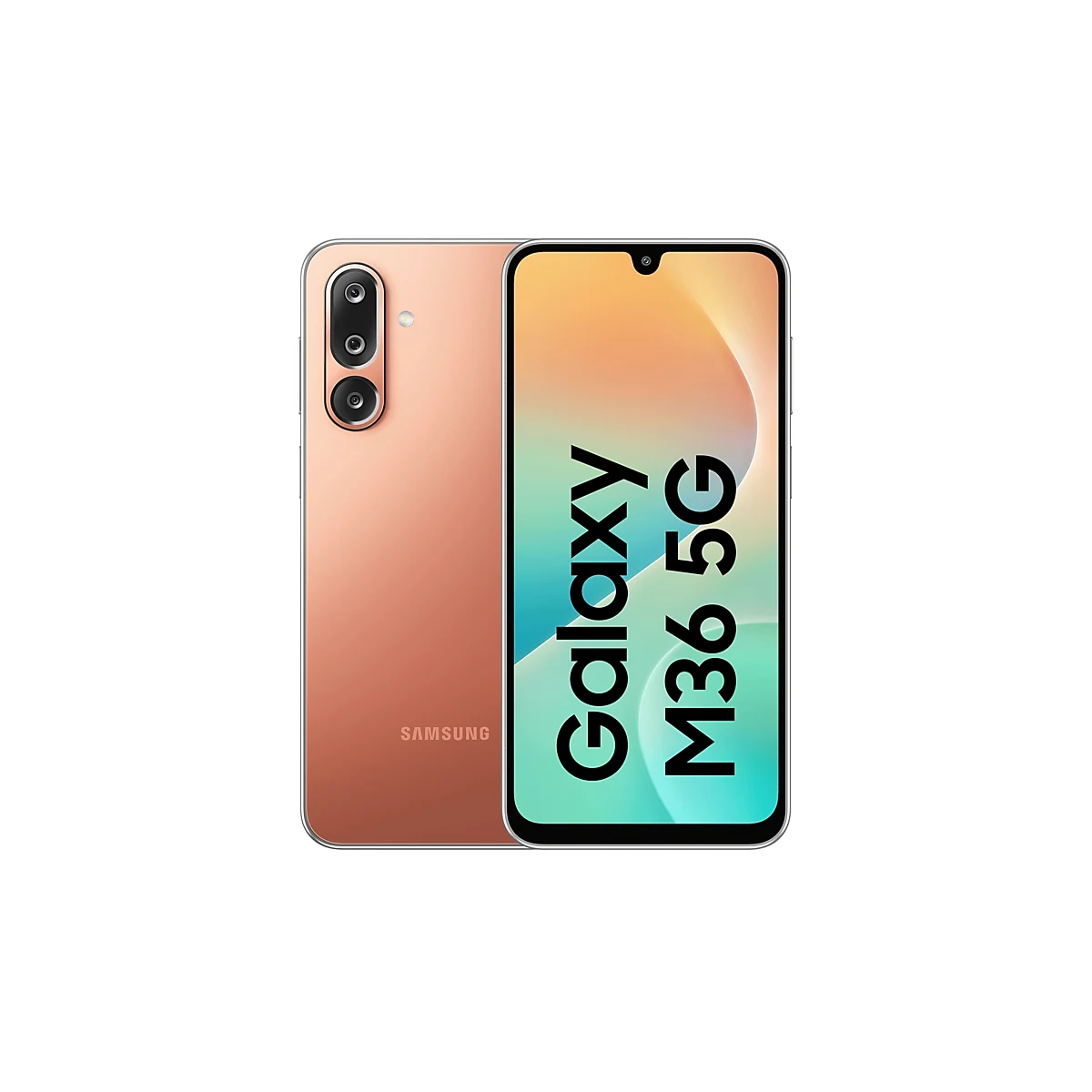 گوشی سامسونگ Galaxy M36 5G ظرفیت ۱۲۸ گیگابایت و رم ۶ گیگابایت — نارنجی
