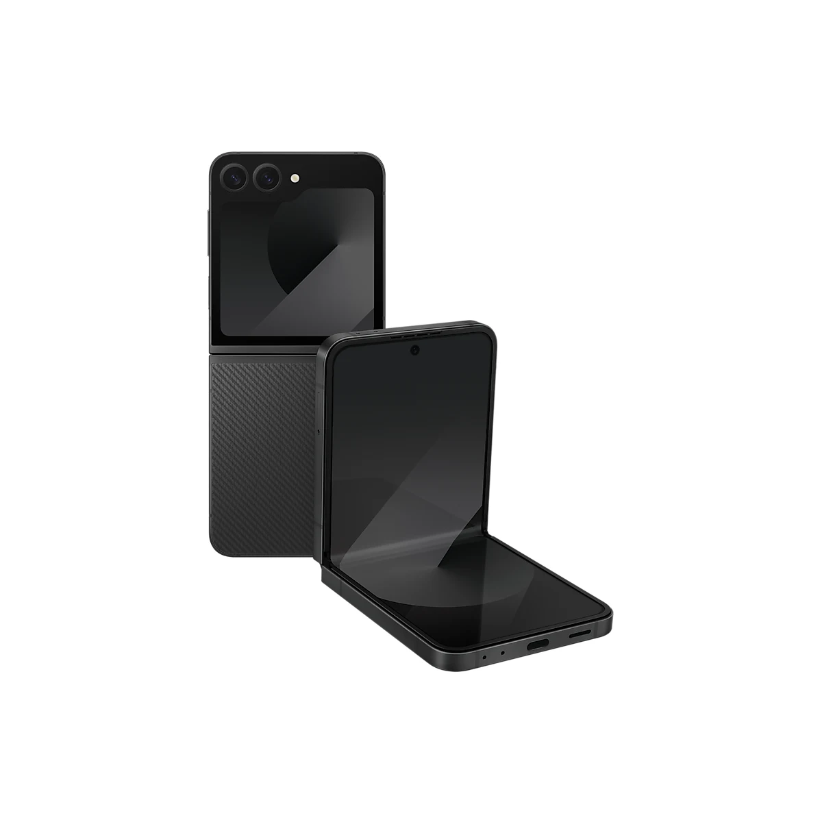 گوشی سامسونگ Galaxy Z Flip6 ظرفیت ۵۱۲ گیگابایت و رم ۱۲ گیگابایت — مشکی طرح‌دار
