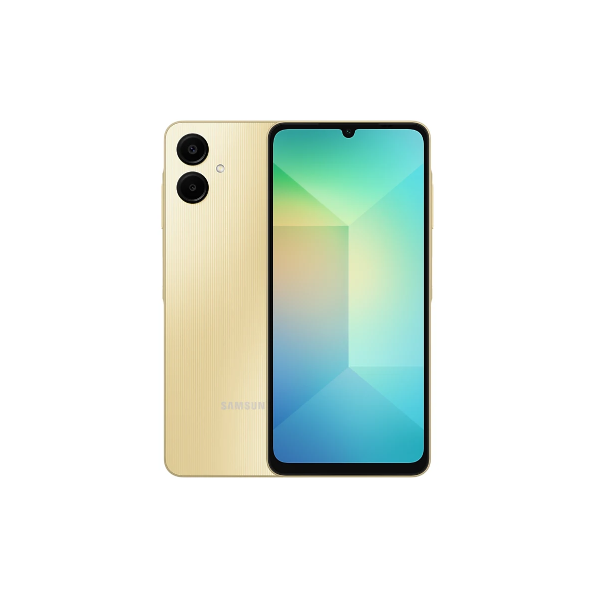 گوشی سامسونگ Galaxy A06 ظرفیت ۱۲۸ گیگابایت و رم ۴ گیگابایت — طلایی