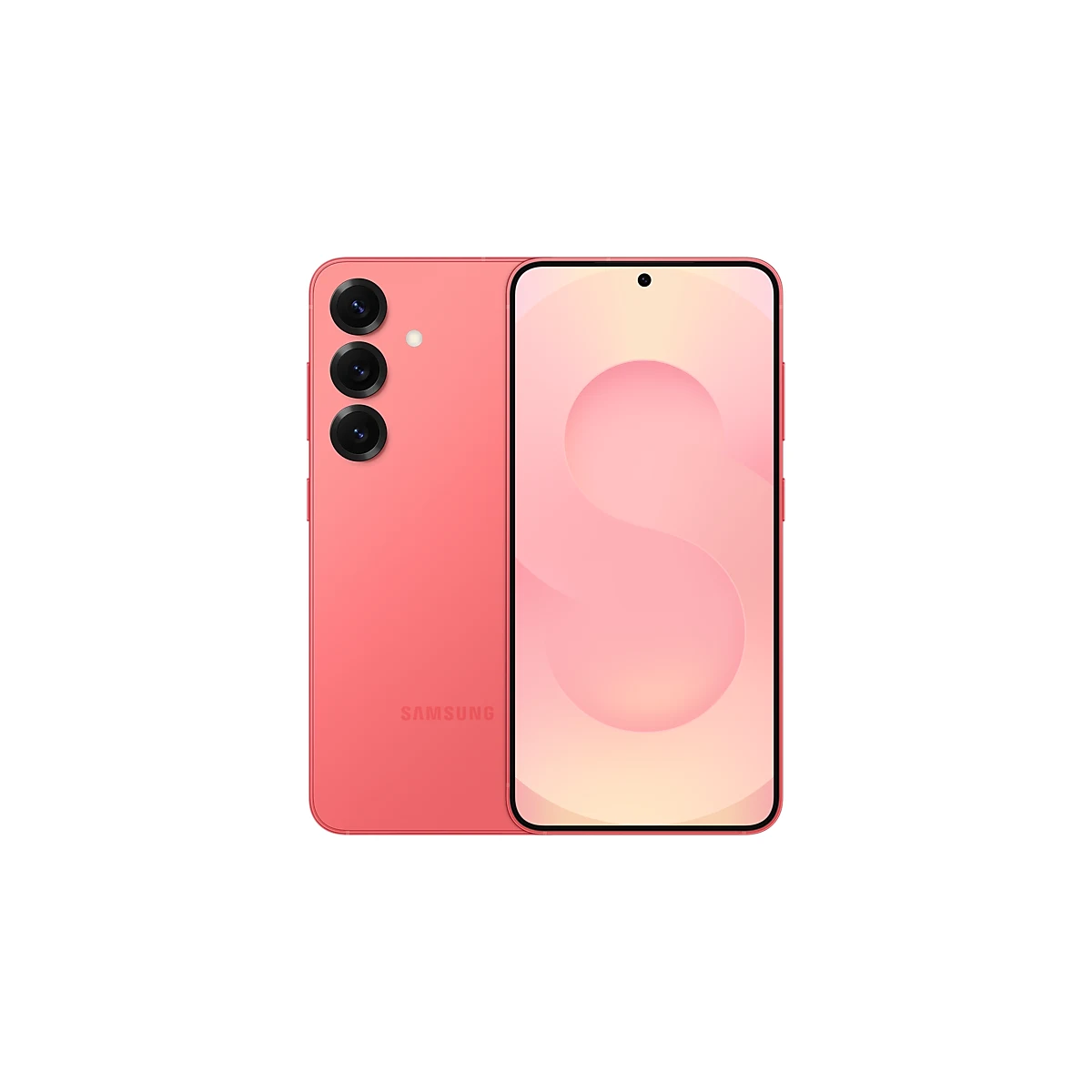گوشی سامسونگ Galaxy S25 ظرفیت ۱۲۸ گیگابایت و رم ۱۲ گیگابایت — قرمز مرجانی