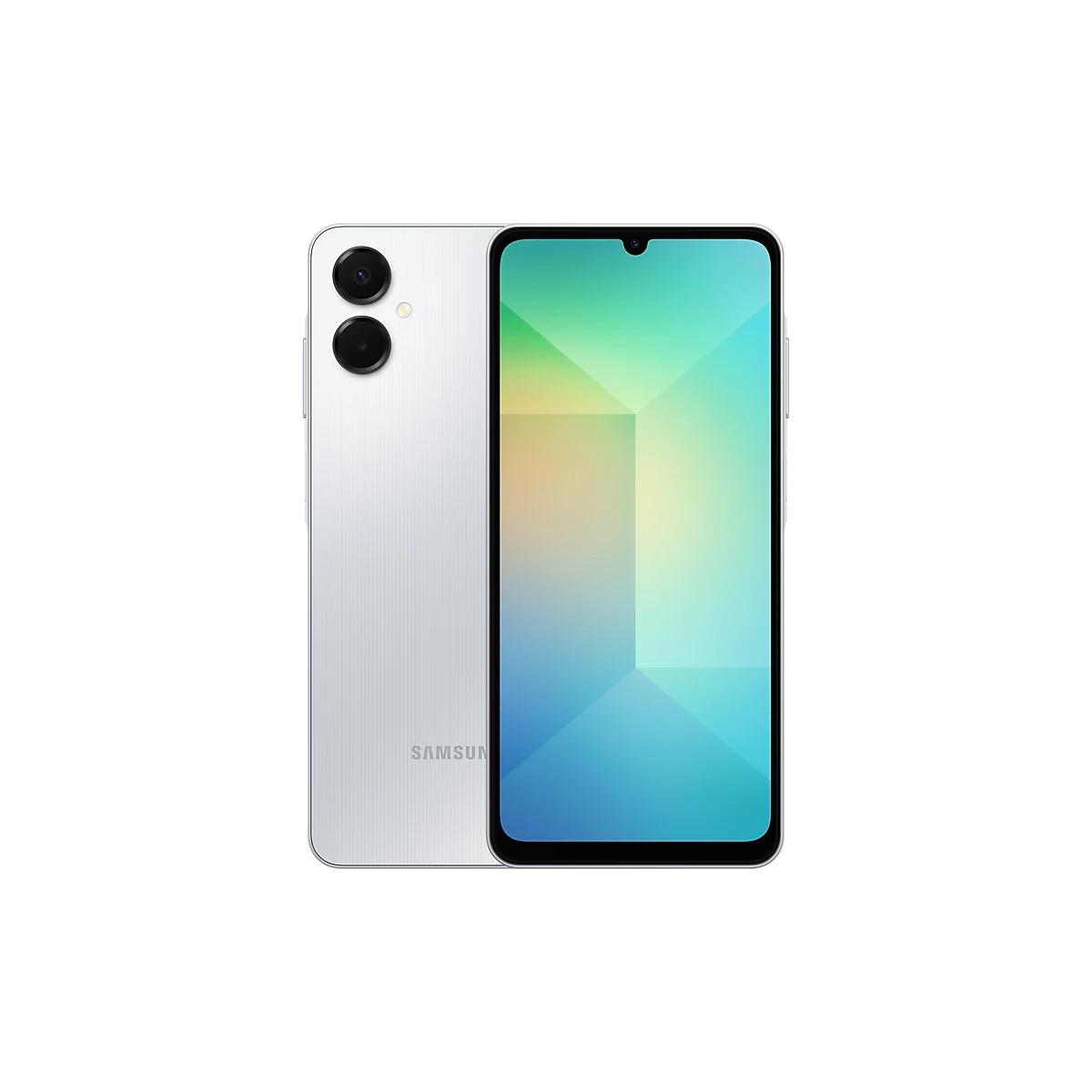 گوشی سامسونگ Galaxy A06 5G ظرفیت ۶۴ گیگابایت و رم ۴ گیگابایت — خاکستری روشن