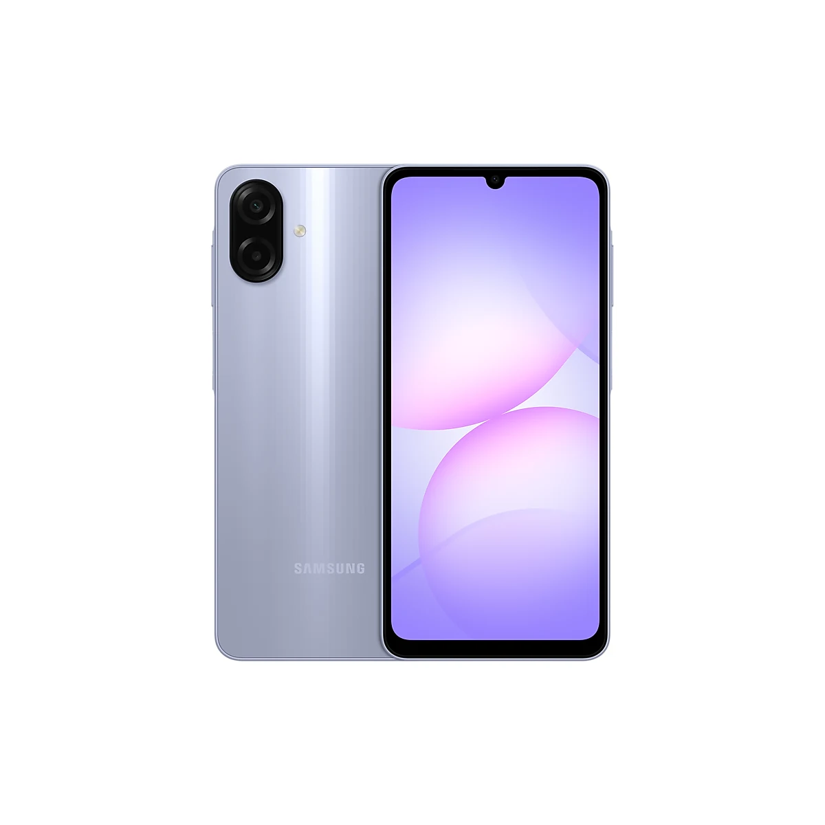 گوشی سامسونگ Galaxy A07 ظرفیت ۶۴ گیگابایت و رم ۴ گیگابایت — بنفش روشن