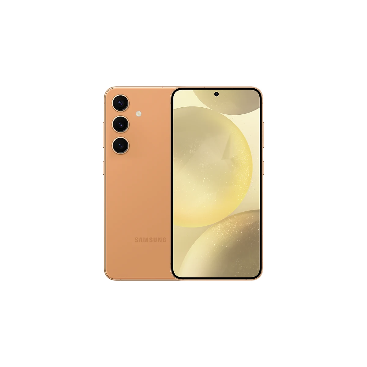 گوشی سامسونگ Galaxy S24 ظرفیت ۱۲۸ گیگابایت و رم ۸ گیگابایت — نارنجی تیتانیومی