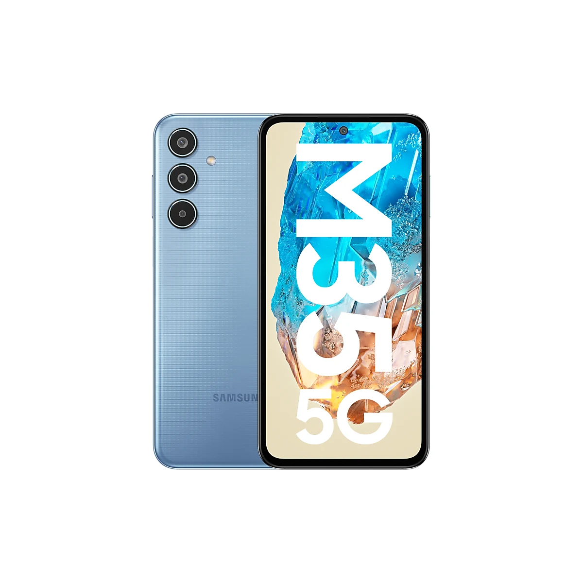 گوشی سامسونگ Galaxy M35 5G ظرفیت ۱۲۸ گیگابایت و رم ۶ گیگابایت — آبی روشن