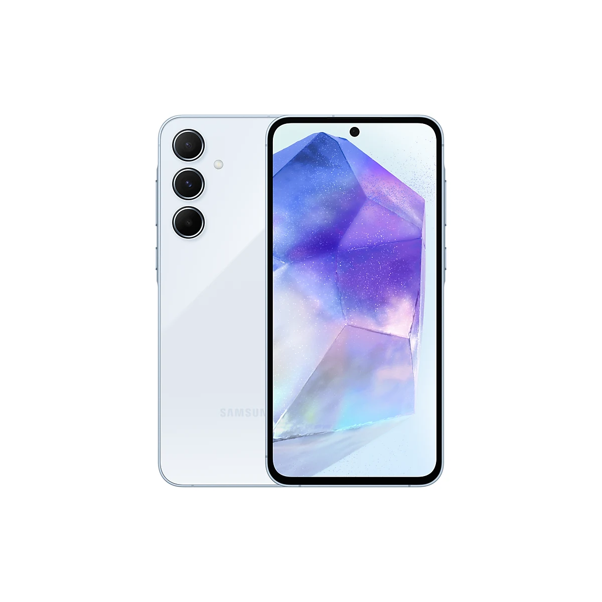 گوشی سامسونگ Galaxy A55 5G ظرفیت ۱۲۸ گیگابایت و رم ۸ گیگابایت — آبی یخی