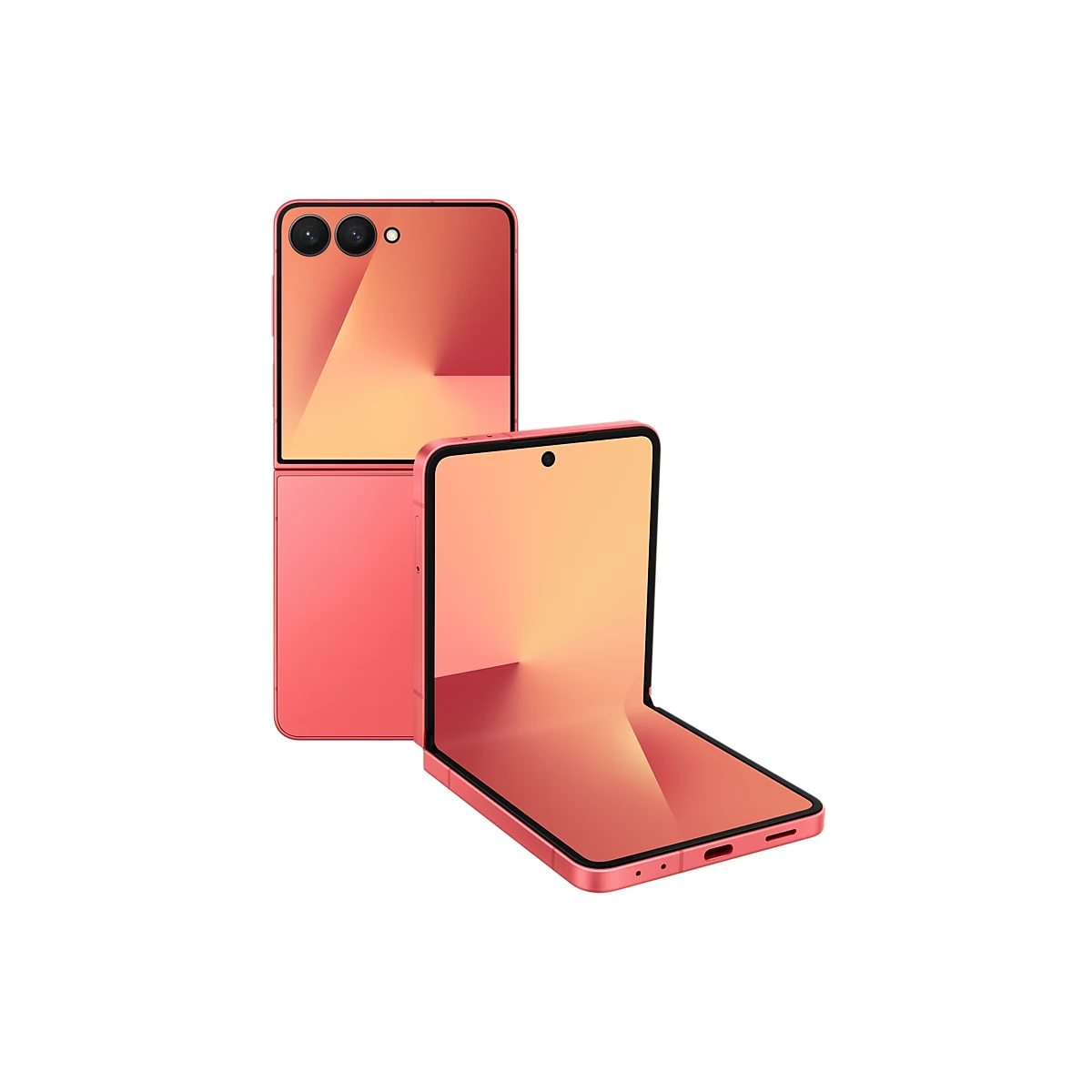 گوشی سامسونگ Galaxy Z Flip7 ظرفیت ۲۵۶ گیگابایت و رم ۱۲ گیگابایت — قرمز مرجانی